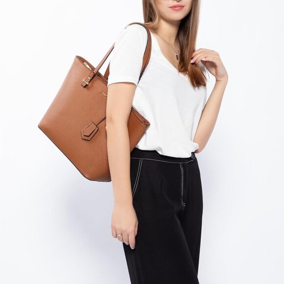 Handbags for Women Shoulder Bags Tote Satchel Hobo 3pcs Purse Set - Picture 3 of 7